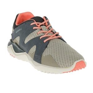 Merrell 1SIX8 Training Outdoor Sneakers Gray Orange Size 8.5 Women’s Suede Mesh